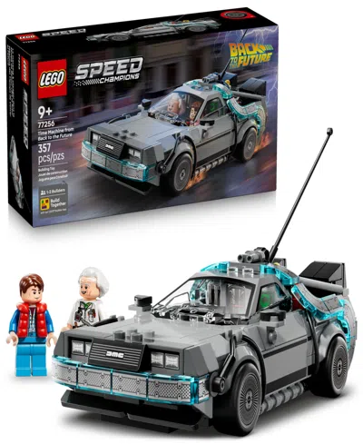 Lego Speed Champions Time Machine From Back To The Future Building Toy 77256, 357 Pieces In Multi