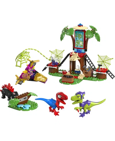 Lego Spidey And Gobby's Raptor Battle At Tree House Hq 11200 Building Set In Multi