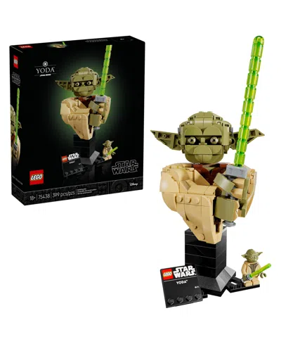 Lego Star Wars: Attack Of The Clones Yoda Bust 75438 Building Set, 399 Pieces In Transparent