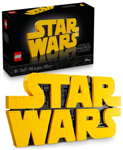 Lego Star Wars Brick-built Star Wars Logo Building Set In Multi