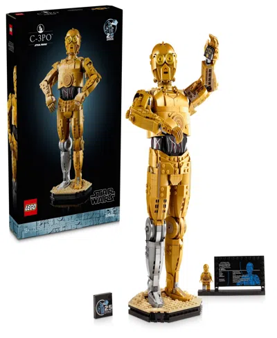 Lego Star Wars C-3po Buildable Droid Figure For Build And Display Toy Set 75398, 1138 Pieces In Multi Color