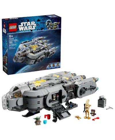 Lego Star Wars: The Mandalorian And Grogu Anzellan Starship 75445 Building Set, 701 Pieces In Transparent