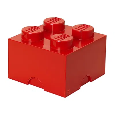Lego Storage Brick 4 Bright Red Toy Box In No Color
