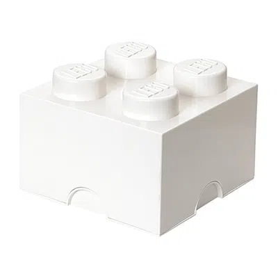 Lego Storage Brick 4 White Toy Box In No Color