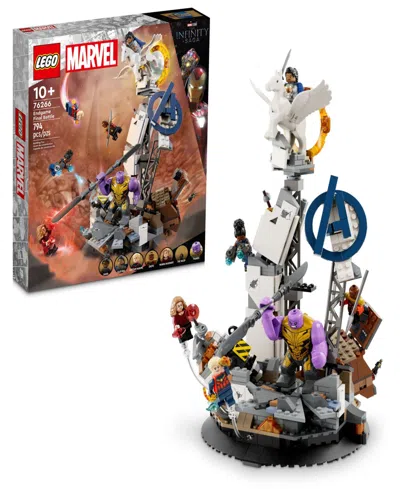 Lego Kids' Marvel Endgame Final Battle Collectible Display Set 76266 In Multicolor