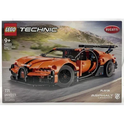 Lego Technic Bugatti Chiron Pur Sport Hypercar Building Toy, 771 Pcs, For Age 9+ In Orange