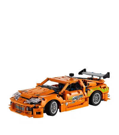 Lego Kids' Technic Fast And Furious Toyota Supra Mk4 42204 In Orange