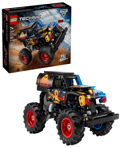 Lego Technic Monster Jam Grave Digger Fire And Ice Building Toy 42219, 263 Pieces In Black