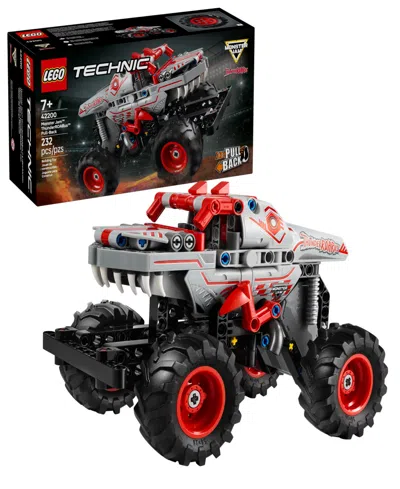 Lego Kids' Technic Monster Jam Thunderroarus Pull-back Monster Truck Building Toy 42200, 232 Pieces In Multi Color