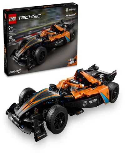 Lego Kids' Technic Neom Mclaren Formula E Race Car 42169 Toy Building Set, 452 Pieces In Multicolor
