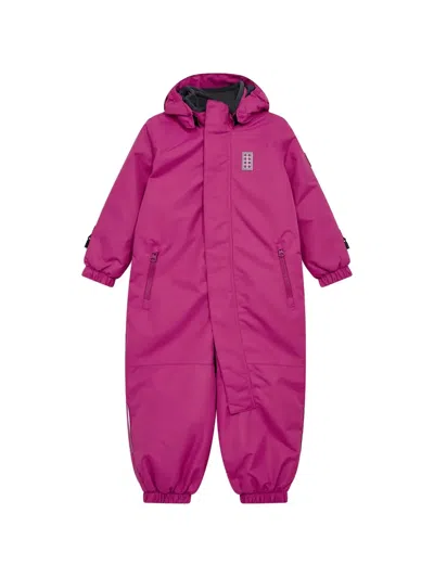 Lego Kids' X Kabooki Hooded Snowsuit In Pink
