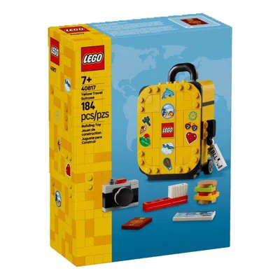 Lego Yellow Travel Suitcase In Multi-color