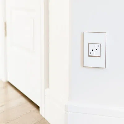 Legrand Adorne® 15 Amp Tamper Resistant Duplex Outlet In White