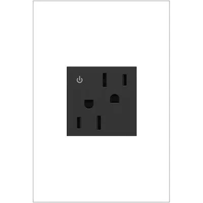 Legrand Adorne® 15a Tamper Resistant Dual Controlled Outlet In White