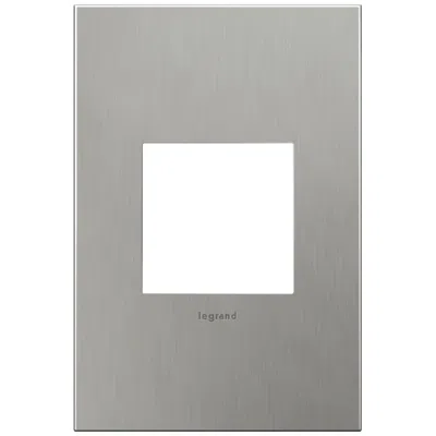 Legrand Adorne® 1-gang Brushed Stainless Steel Wall Plate