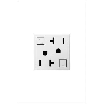 Legrand Adorne 20 Amp Tamper Resistant Gfci Duplex Outlet In White