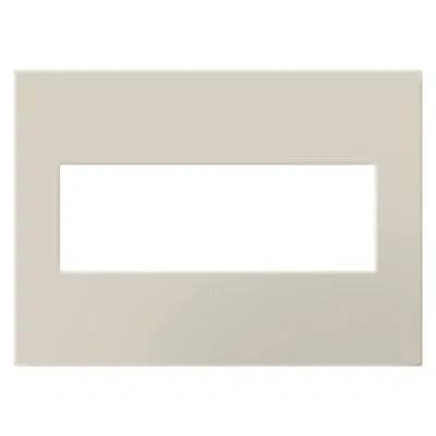 Legrand Adorne 3 Gang Wall Plate With Microban, Oatmeal