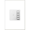 Legrand Adorne® 4 Button Countdown Timer Switch With Microban In White
