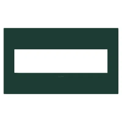 Legrand Adorne 4 Gang Wall Plate With Microban, Evergreen
