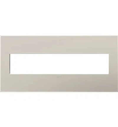 Legrand Adorne 5 -gang Rocker Wall Plate In Greige