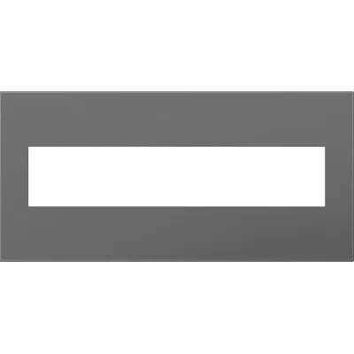 Legrand Adorne® 5 -gang Rocker Wall Plate In Magnesium