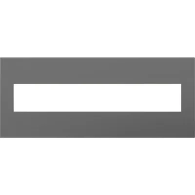 Legrand Adorne® 6 -gang Rocker Wall Plate In Magnesium