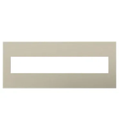 Legrand Adorne® 6 -gang Rocker Wall Plate In Titanium