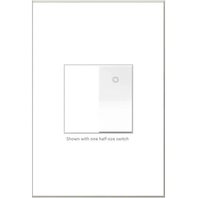 Legrand Adorne® Paddle 15 Amp 277v Half Size Single Pole And 3-way Light Switch With Microban In White