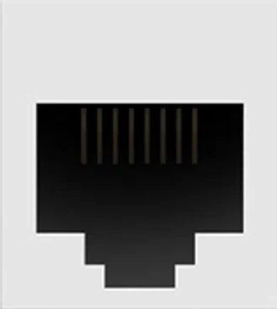 Legrand Adorne Rj25 Phone Jack - White In Black