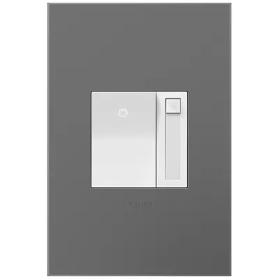 Legrand Adorne White Paddle Led Dimmer With Magnesium Wall Plate