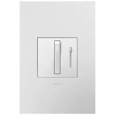 Legrand Adorne White Whisper Dimmer With Powder White Wall Plate