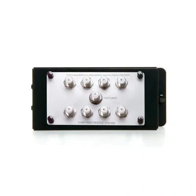 Legrand On-q 1x8 Enhanced Passive Video Splitter-combiner In Black