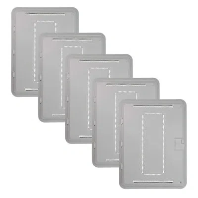Legrand On-q 20-inch Wi-fi Ready Structured Media Plastic Hinged Door With Trim Ring, No Enclosure, 5-pack In White