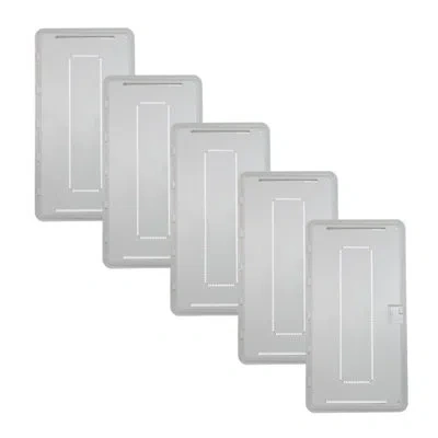 Legrand On-q 30-inch Wi-fi Ready Structured Media Plastic Hinged Door With Trim Ring, No Enclosure, 5-pack In White