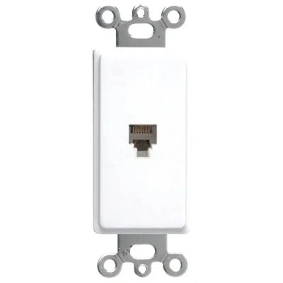 Legrand Pass & Seymour Decorator Wall Plate Rj11 Phone Insert, White