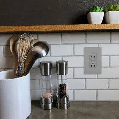 Legrand Radiant 15 Amp Self Test Gfci Outlet In Gray