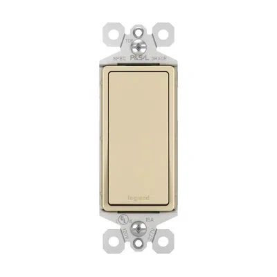 Legrand Radiant 15-amp 3-way Decorator Rocker Light Switch In Ivory