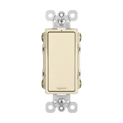 Legrand Radiant 15-amp 4-way Decorator Rocker Light Switch With Locator Light In Light Almond