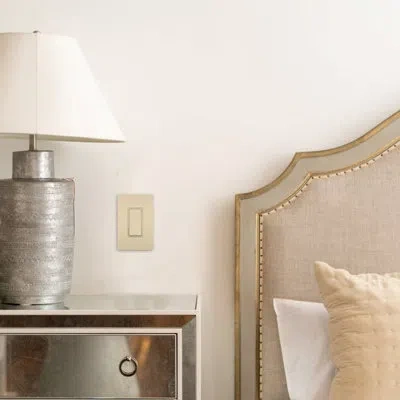 Legrand Radiant 15-amp Single Pole Decorator Rocker Light Switch With Locator Light In Ivory