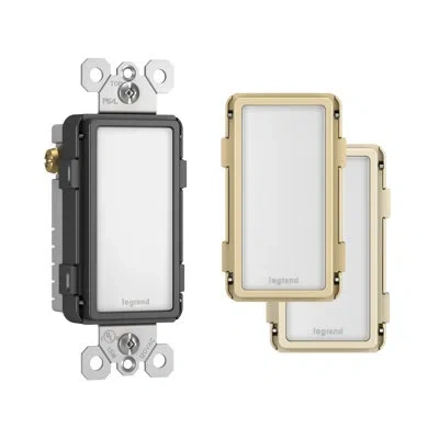 Legrand Radiant Led Full Night Light In Light Almond,ivory,black