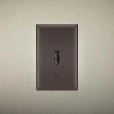 Legrand Trademaster 700w Tru Universal Toggle Slide Single Pole/3-way Dimmer In Brown