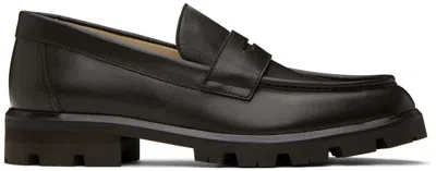 Legres Brown Strap Loafers