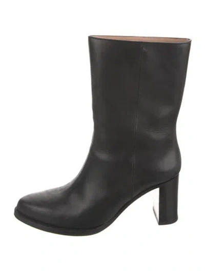 Pre-owned Legres Leather Boots In Black