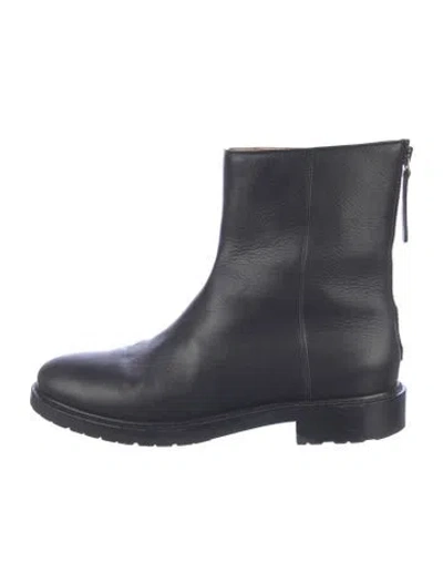 Pre-owned Legres Leather Boots In Black