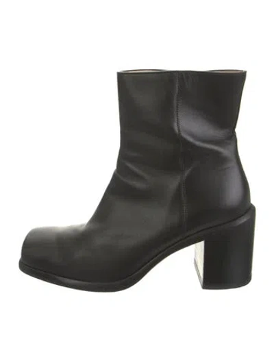 Pre-owned Legres Leather Boots In Black