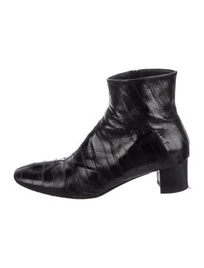 Pre-owned Legres Leather Boots In Black