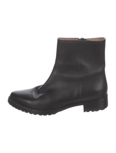 Pre-owned Legres Leather Boots In Black