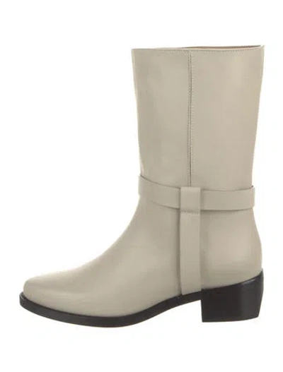 Pre-owned Legres Leather Boots In Neutrals