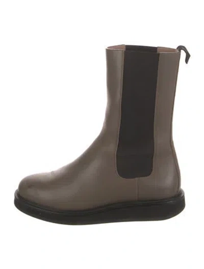 Pre-owned Legres Leather Chelsea Boots In Brown