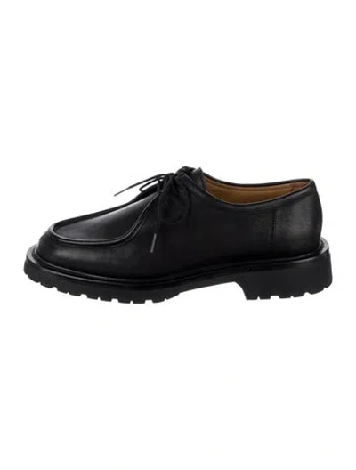 Pre-owned Legres Leather Loafers In Black